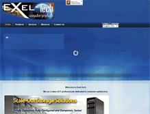 Tablet Screenshot of exel-tech.com